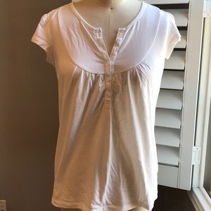Banana Republic white polo S